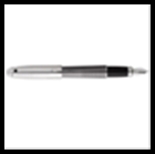 Ручка OLYMPIO Medium (перьевая), паллад. отдел, антрацитовый полупрозрачный лак, гильош.узор 