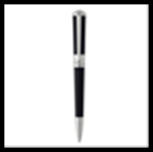 Ручка LIBERTE (шариковая), отделка: палладий, черный современный лак