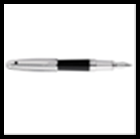 Ручка OLYMPIO XLarge (перьевая), палладиевая отделка, черный китайский лак