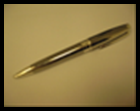 Ручка OLYMPIO Large (шариковая), серебро,  попереч.полоски из черного китайского лака