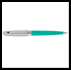 Ручка OLYMPIO Mini (шариковая), линия COTE D'AZUR, палладиевая отделка, лак цвета морской волны