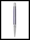 Ручка DEFI  (шариковая), алюминиевое основание с паллад.отделкой, композитный состав, синяя