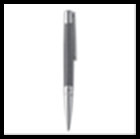Ручка DEFI  (шариковая), алюминиевое основание с паллад.отделкой, углеродное волокно и нержавеющая с