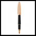 Ручка OLYMPIO Medium (перьевая),линия COTE D'AZUR, позолота, лак, декор узор на колпачке