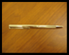Ручка CLASSIQUE, (шариковая) тонкая, посеребренная