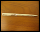 Ручка CLASSIQUE, (шариковая) тонкая, посеребр., в горизонтальную полоску