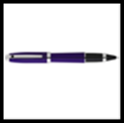 Ручка OLYMPIO Medium (роллер), палладиевая отделка, фиолетовый полупрозрачный  лак