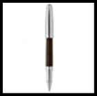 Ручка OLYMPIO Large (роллер), палладиевая отделка, кожа 