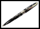 Ручка MAGIC WISHES № /888, (шариковая), палладий, китайский лак, узор: волнистые линии, символизирую