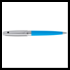 Ручка OLYMPIO Mini (шариковая), линия COTE D'AZUR, палладиевая отделка, бирюзовый лак