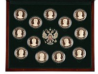 Набор медалей «История в лицах. Россия XX-XXI век» G